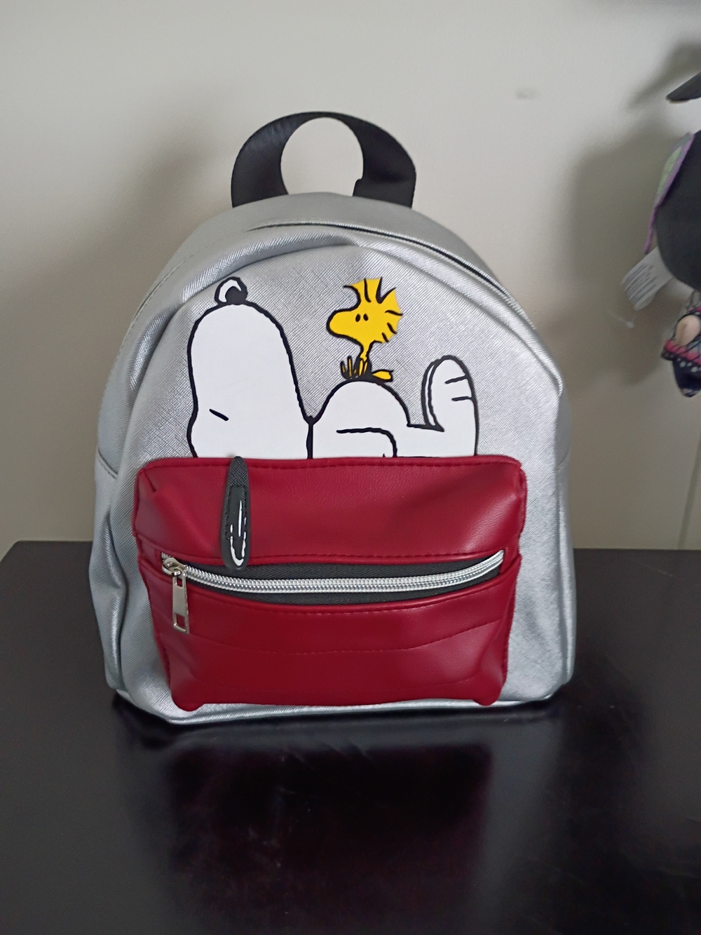 Silver Snoopy Backpack